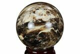 Black Opal Sphere - Madagascar #168546-1